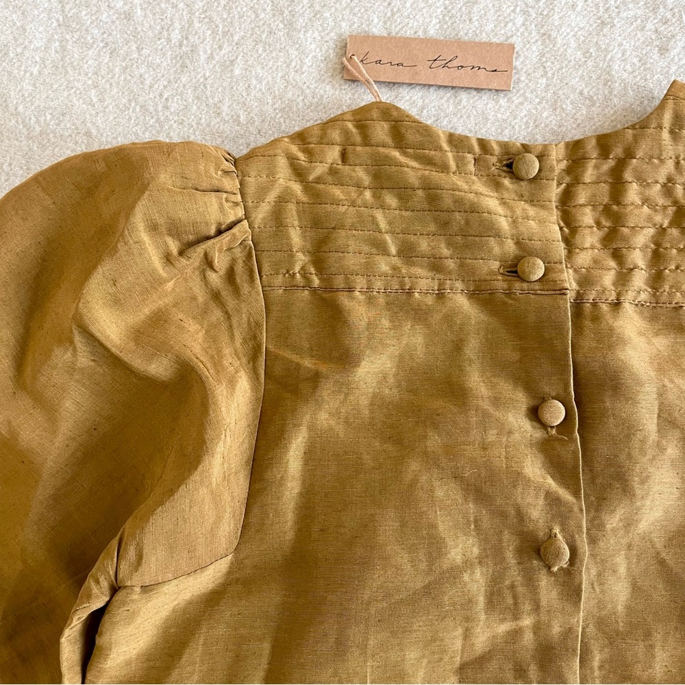 NWT Kara Thoms Azalea dress in Earth - Picture 9 of 9